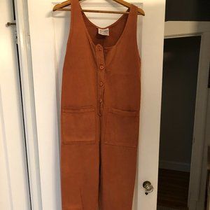 Jungmaven Hemp Button-front jumper, Size M, copper